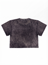 Cropped T-Shirt - Lahore- Charcoal