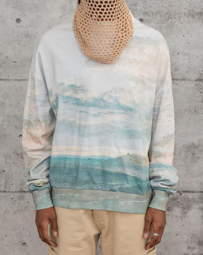 Monet Clouds Sweater Crewneck