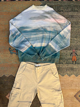 Monet Clouds Sweater Crewneck
