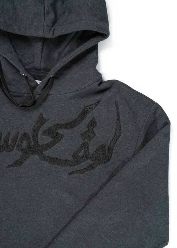 sustainable charcoal unisex hoodie