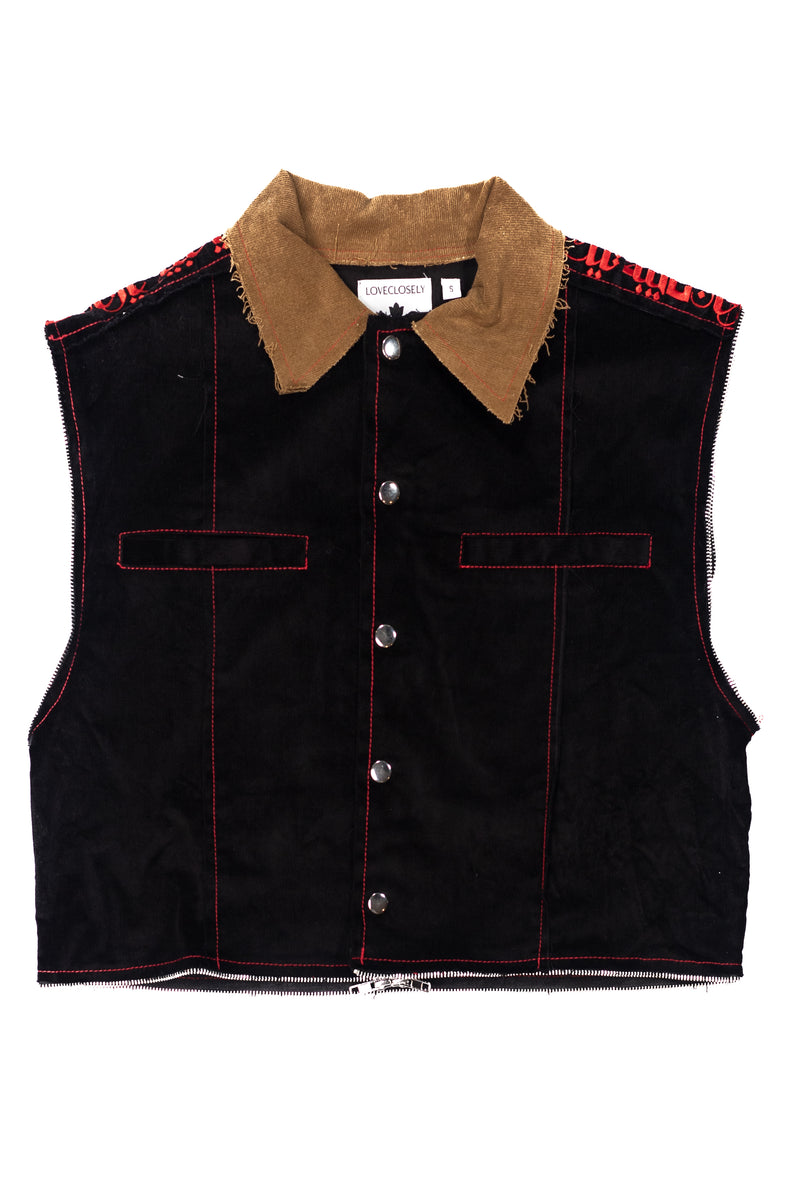 love ends jacket / vest / cropped vest