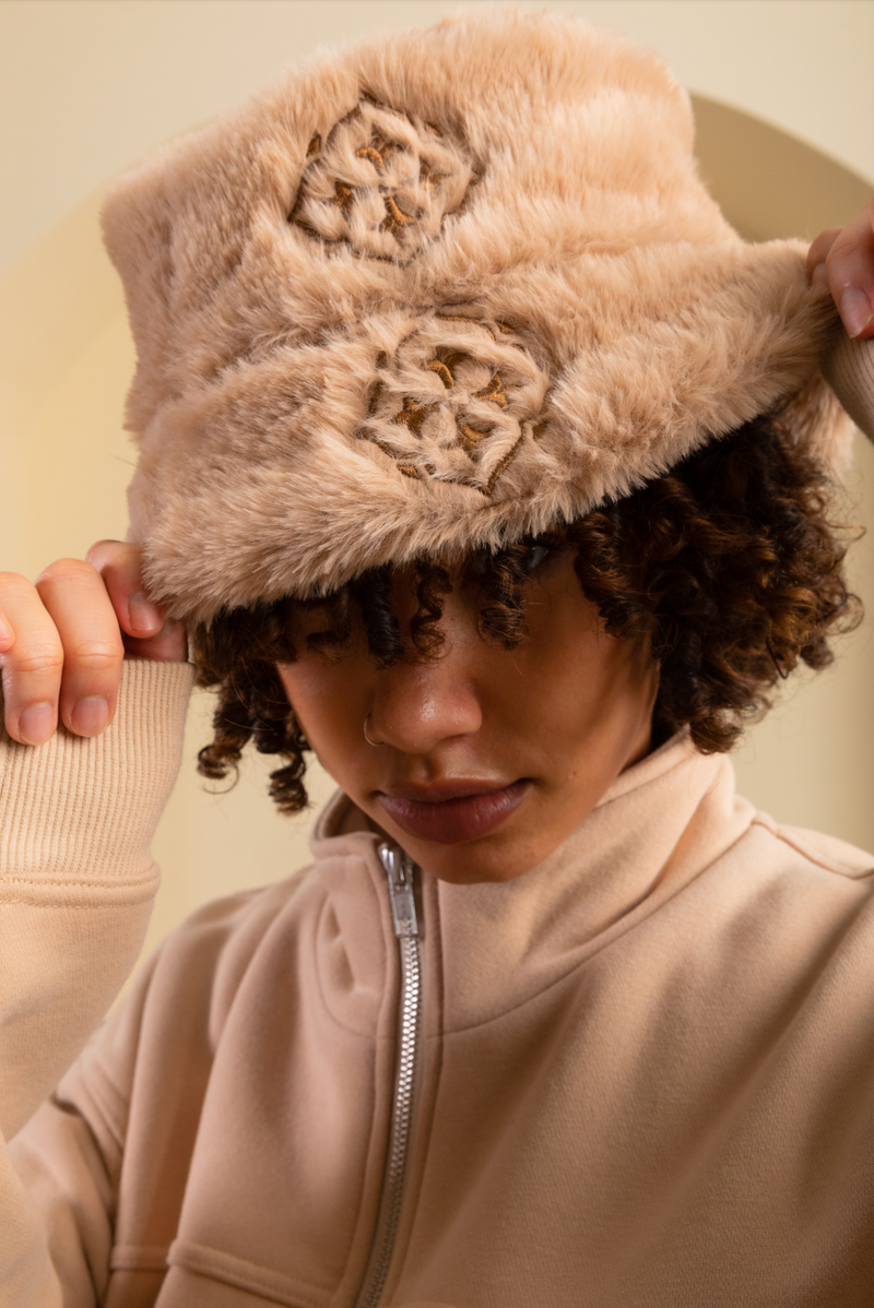Floral Sherpa Hat