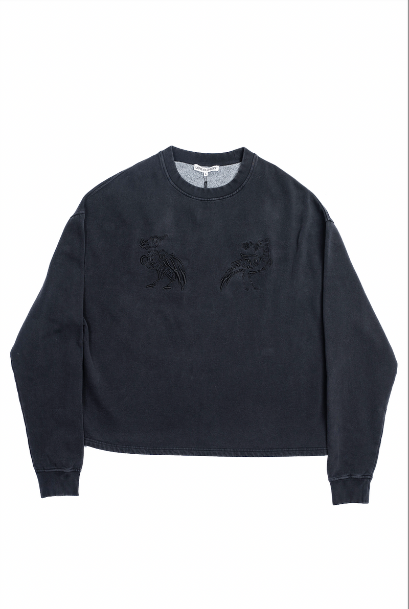 Denim Sweater